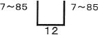 ベンダー曲げ最小